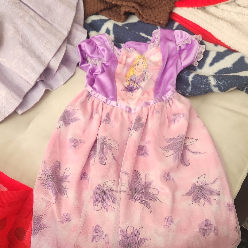 Purple and Pink Princess Dress